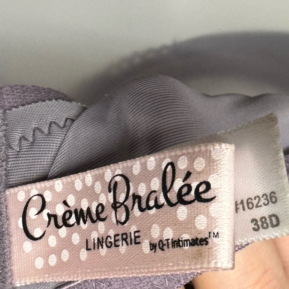 2/$20   Creme Bralee QT Intimates Colette Bra - Picture 7 of 10